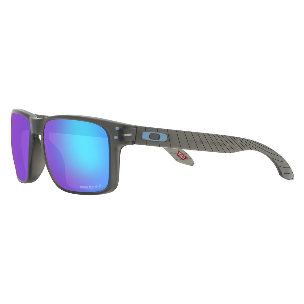 Купить Oakley OO9102-X555 Holbrook Encircle Prizm Поляризованные Очки Matte Grey Smoke Prizm Sapphire Polarized/CAT3 7ft.ru в интернет магазине Семь Футов