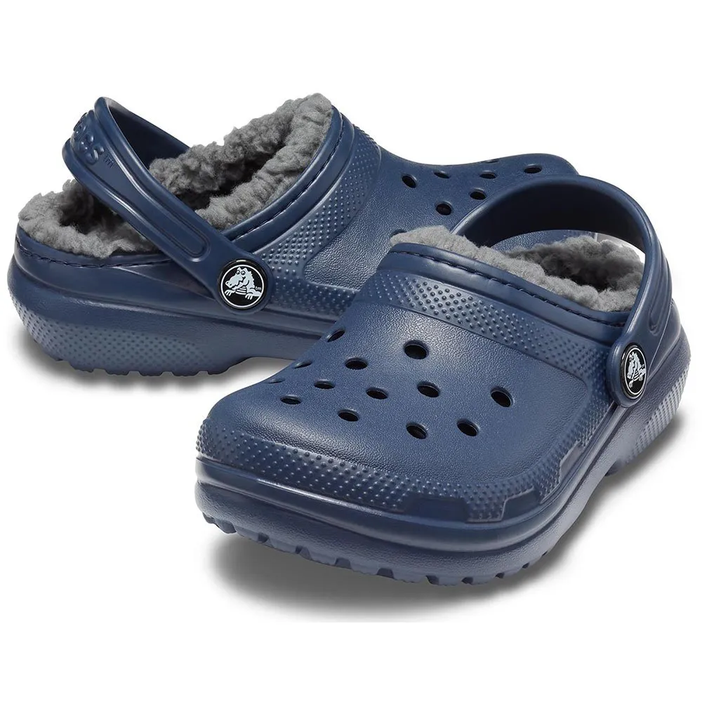 Купить Crocs 207009-459b-c5 Деревянные башмаки Classic Lined Navy / Charcoal 35x25x15 EU 20 7ft.ru в интернет магазине Семь Футов