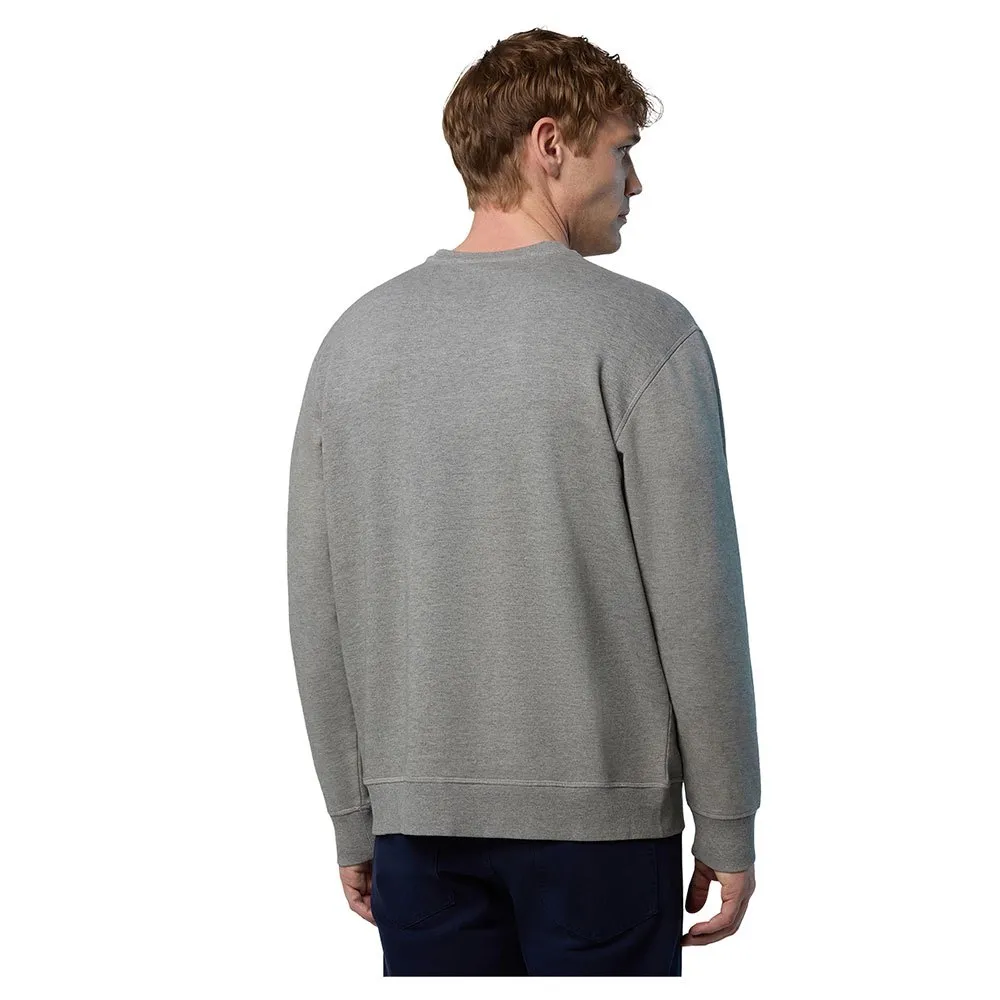 Купить North sails 691255-0928-XL Толстовка Logo Crew Серый  Medium Grey Melange XL 7ft.ru в интернет магазине Семь Футов