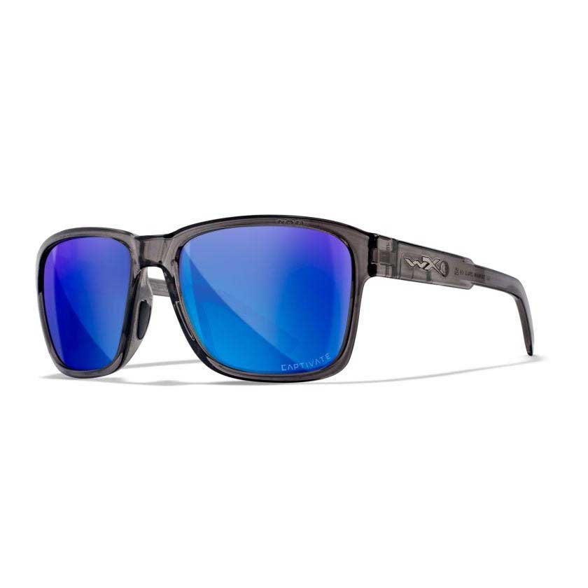 Купить Wiley x AC6TRK09-UNIT поляризованные солнцезащитные очки Trek Blue Mirror / Grey / Gloss Crystal Dark Grey 7ft.ru в интернет магазине Семь Футов