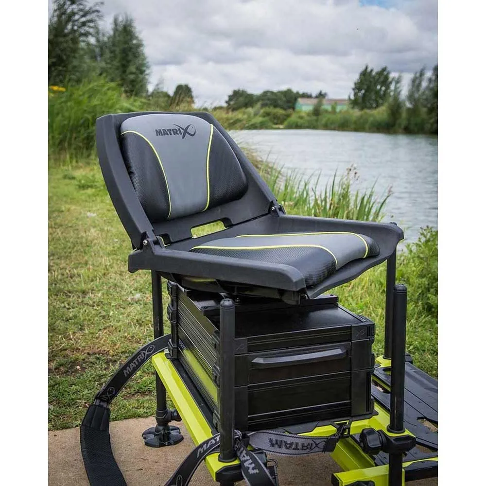 Купить Matrix fishing gmb201 рыболовный ящик с сиденьем F25 Pro Seat Lime 100x80x40 7ft.ru в интернет магазине Семь Футов