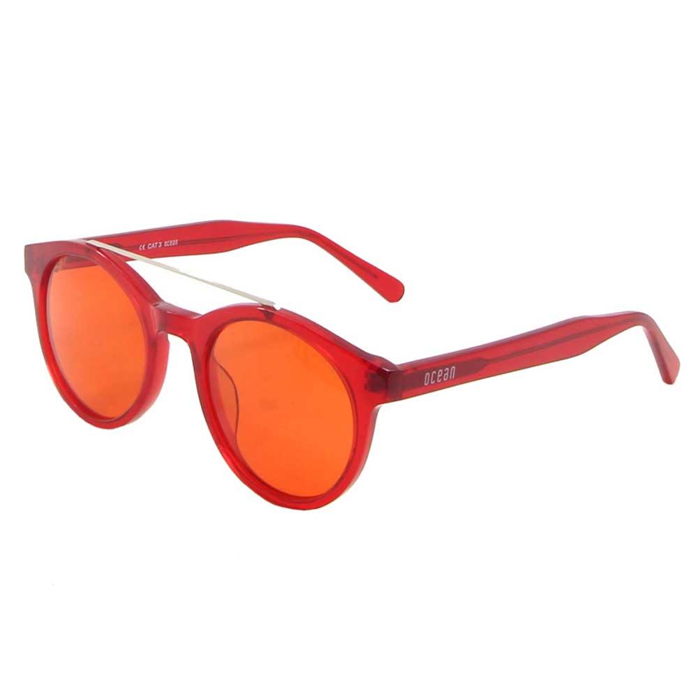 Купить Ocean sunglasses 10200.16 Солнцезащитные очки Tiburon Transparent Red Red/CAT3 7ft.ru в интернет магазине Семь Футов