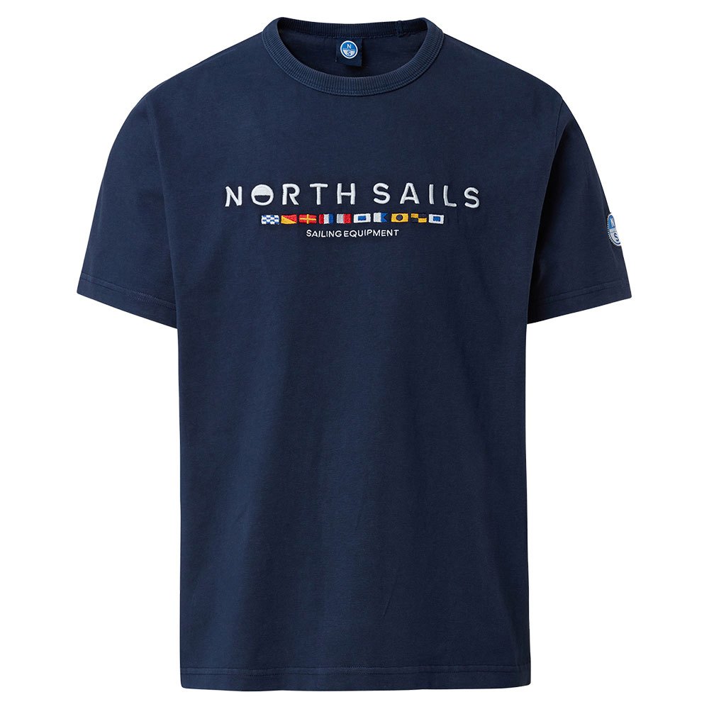 Купить North sails 692863-0802-XS Футболка с коротким рукавом Print Голубой Navy Blue XS 7ft.ru в интернет магазине Семь Футов