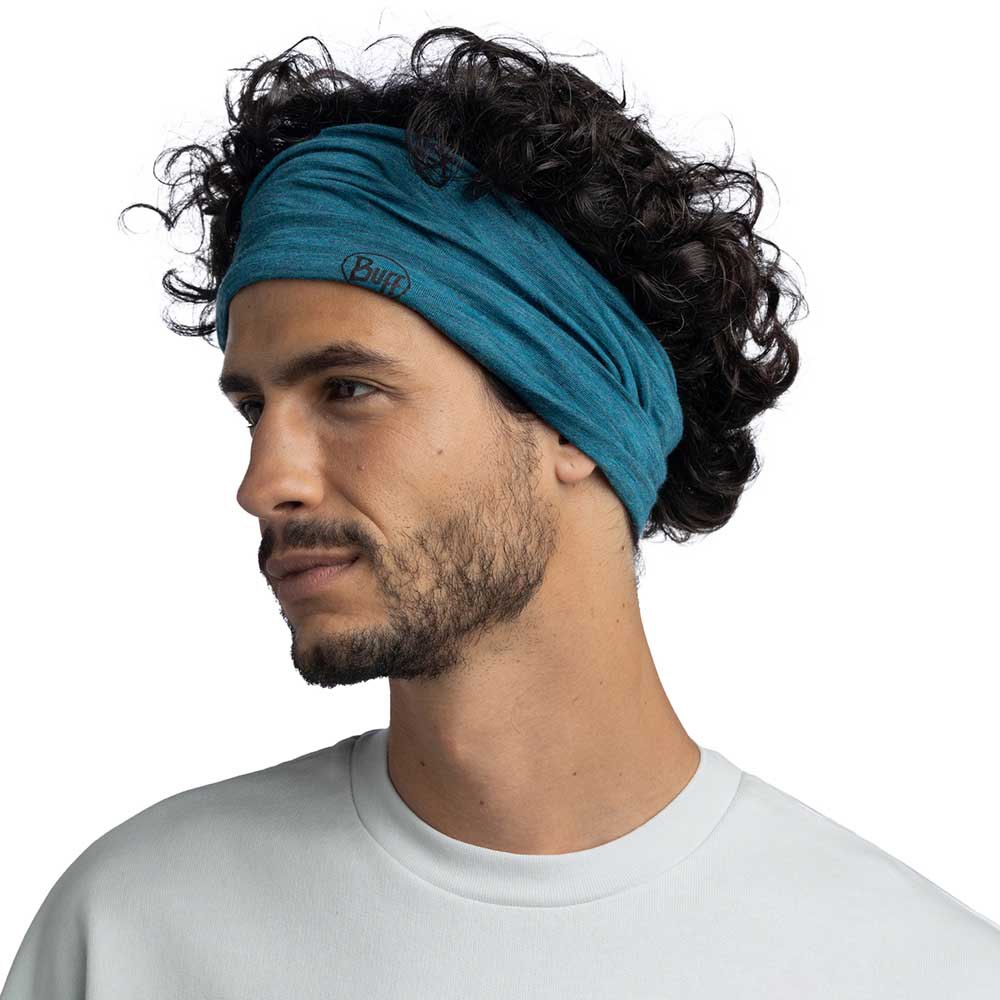 Купить Buff ® 113010.706.10.00 Шарф-хомут Merino Lightwight Solid Голубой Solid Teal 7ft.ru в интернет магазине Семь Футов