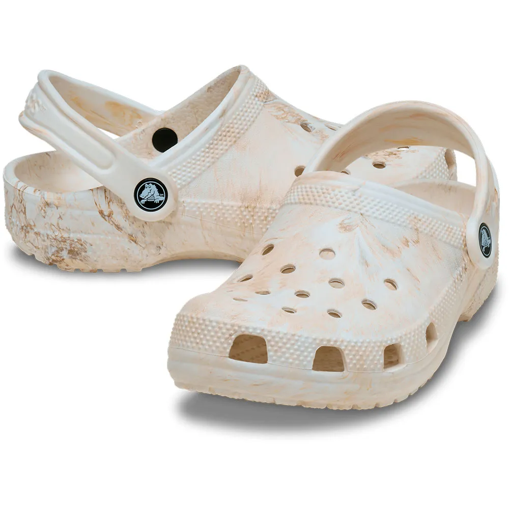 Купить Crocs 211602-2lg-j3 Деревянные башмаки Classic Watercolor Marbled Bone Swirl 35x25x15 EU 34 7ft.ru в интернет магазине Семь Футов