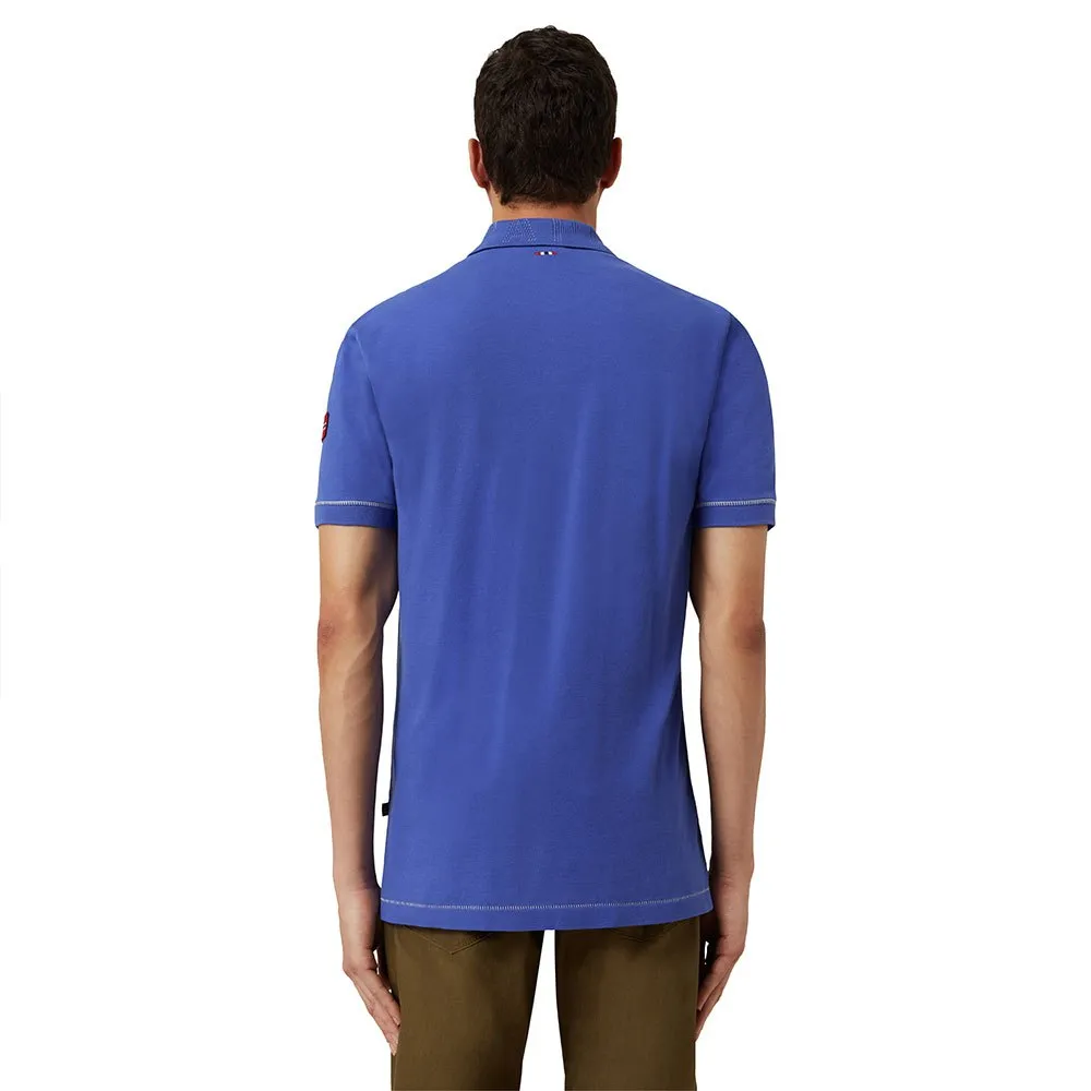 Купить Napapijri NP0A4E2OBB41-XL Поло с короткими рукавами Elice Голубой Ultramarine Blue XL 7ft.ru в интернет магазине Семь Футов