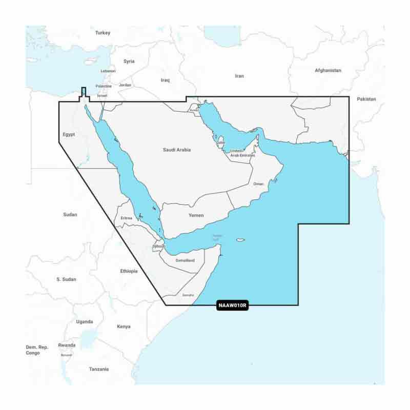 Купить Navionics 010-C1308-30 MSD Regular AW010R Golfo Pérsico&Mar Rojo Диаграмма Multicolour 7ft.ru в интернет магазине Семь Футов
