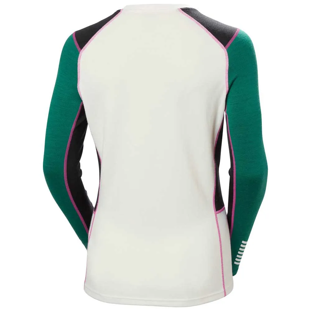 Купить Helly hansen 49378_439-xl Базовый слой с длинным рукавом Lifa Merino Midweight Emerald 60x40x40 7ft.ru в интернет магазине Семь Футов