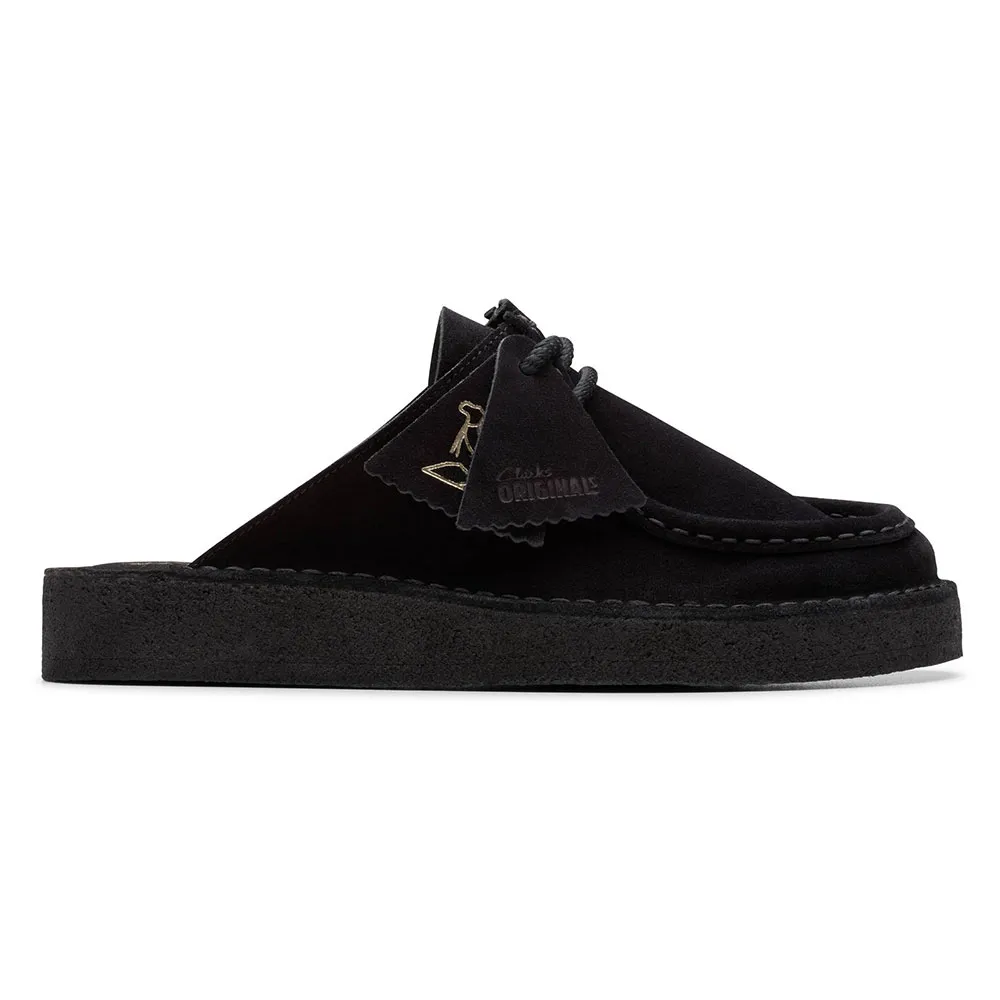 Купить Clarks shoes 26181109-blacksuede-6 Деревянные башмаки Desert NMD Mule Black Suede 35x25x15 EU 39.5 7ft.ru в интернет магазине Семь Футов