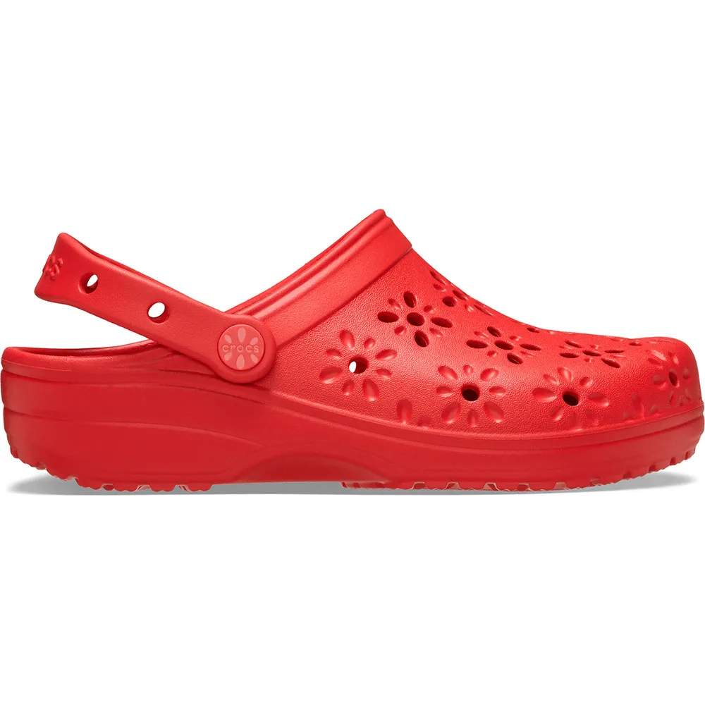 Купить Crocs 210927-6zr-m5/w7 Деревянные башмаки Classic Floral Cut Out Cherry Red 35x25x15 EU 37 7ft.ru в интернет магазине Семь Футов