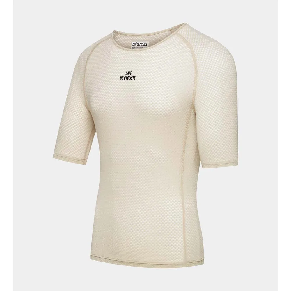 Купить Café du cycliste B-BSS-LILIAN-M-PEGY-L Базовый слой с коротким рукавом Liliane Pearl Grey L 7ft.ru в интернет магазине Семь Футов