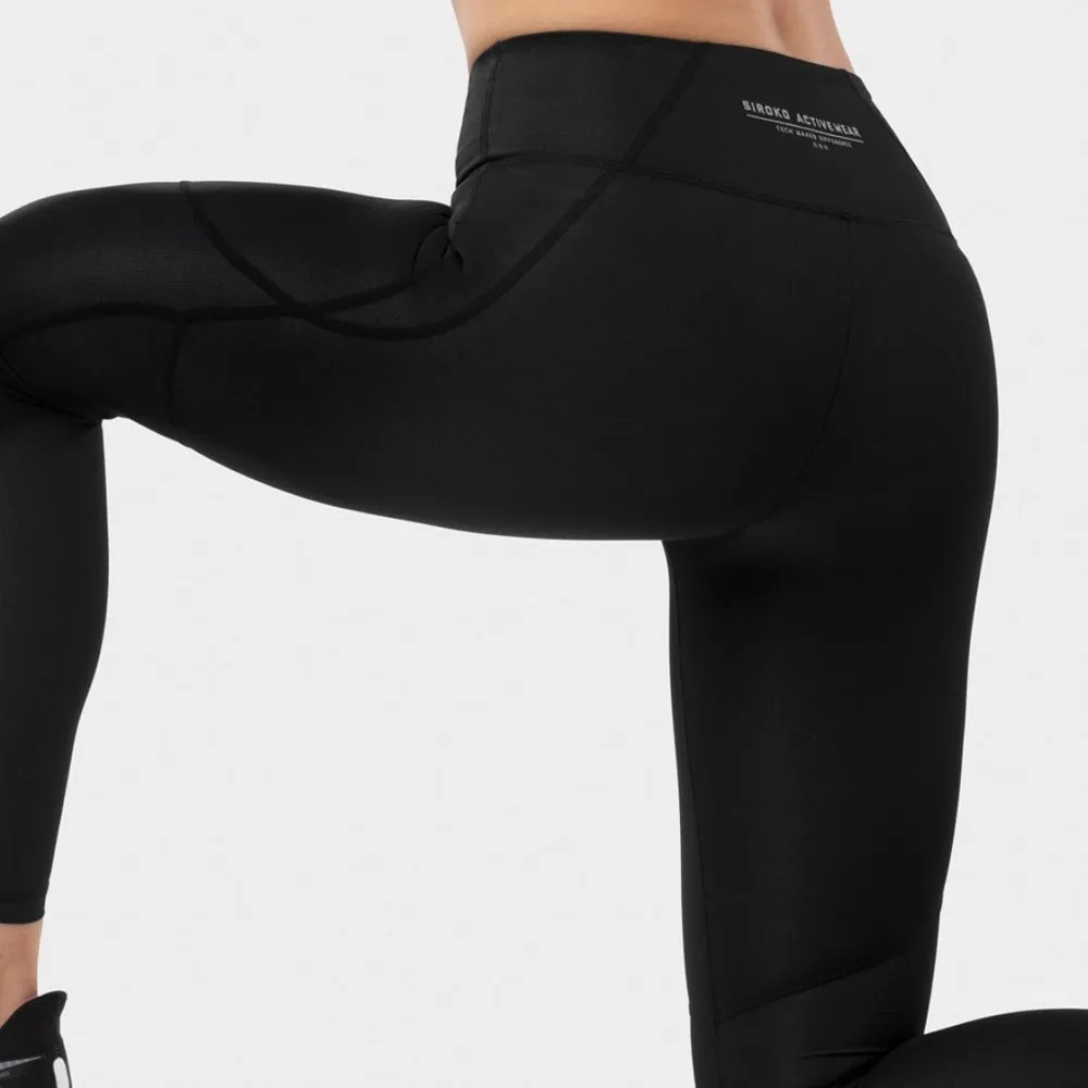Купить Siroko srkfitlggwc2p05fitmax-m Термоштаны Fit Max Black / Tangerine 25x15x10 7ft.ru в интернет магазине Семь Футов