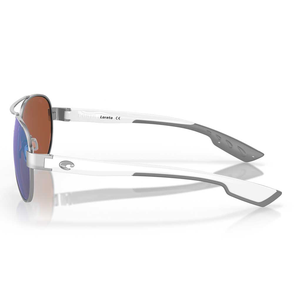 Купить Costa 06S4006-40061556 Зеркальные поляризованные солнцезащитные очки Loreto Palladium Green Mirror 580G/CAT2 7ft.ru в интернет магазине Семь Футов