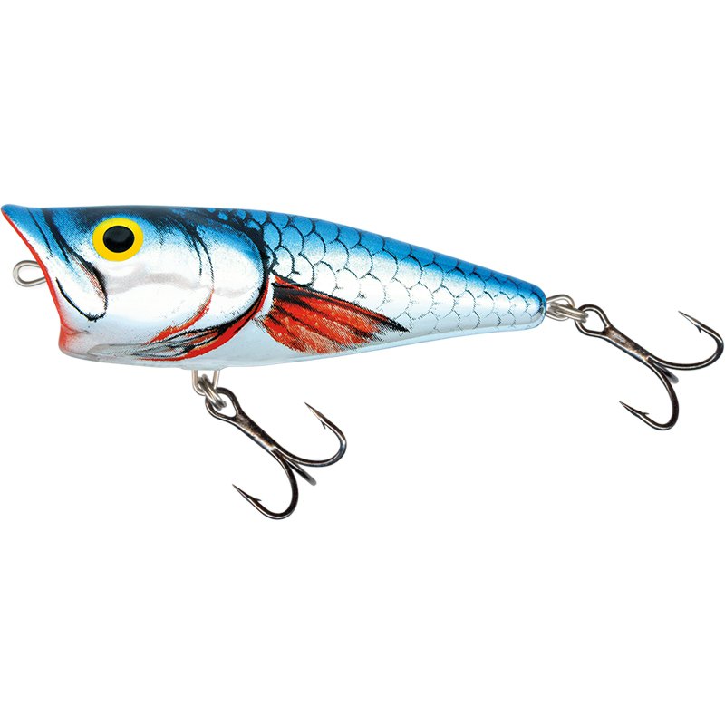 Купить Salmo QPP005 Limited Edition Поппер 60 mm 7g  Silver Metallic Shiner 7ft.ru в интернет магазине Семь Футов