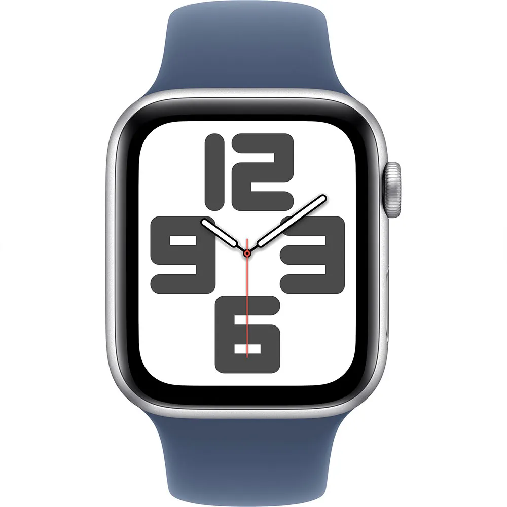 Купить Apple MXER3QL/A  Watch SE GPS 44mm Sport Band Серебристый Silver Aluminium / Denim M-L 7ft.ru в интернет магазине Семь Футов