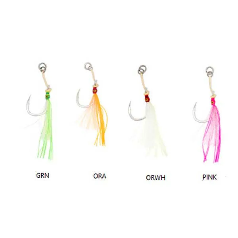 Купить Blue crab BCJIGGING5/0-ORWH-OS Assist hook Single Jigging 3 Единицы Желтый Orange / White 5/0 7ft.ru в интернет магазине Семь Футов