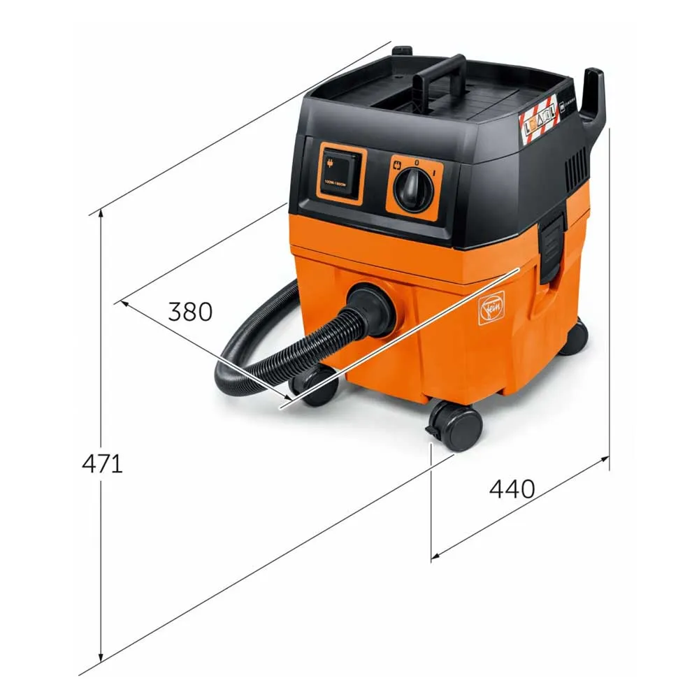 Купить Fein 92035223000 Dustex Hoover 25L 2000W Black / Orange 50x50x35 7ft.ru в интернет магазине Семь Футов