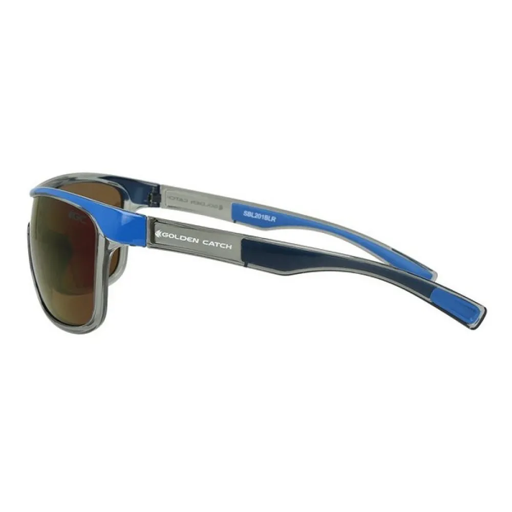 Купить Golden catch 2920032 поляризованные солнцезащитные очки SBL201BLR Blue / Grey 20x10x10 Brown Blue Revo/CAT3 7ft.ru в интернет магазине Семь Футов