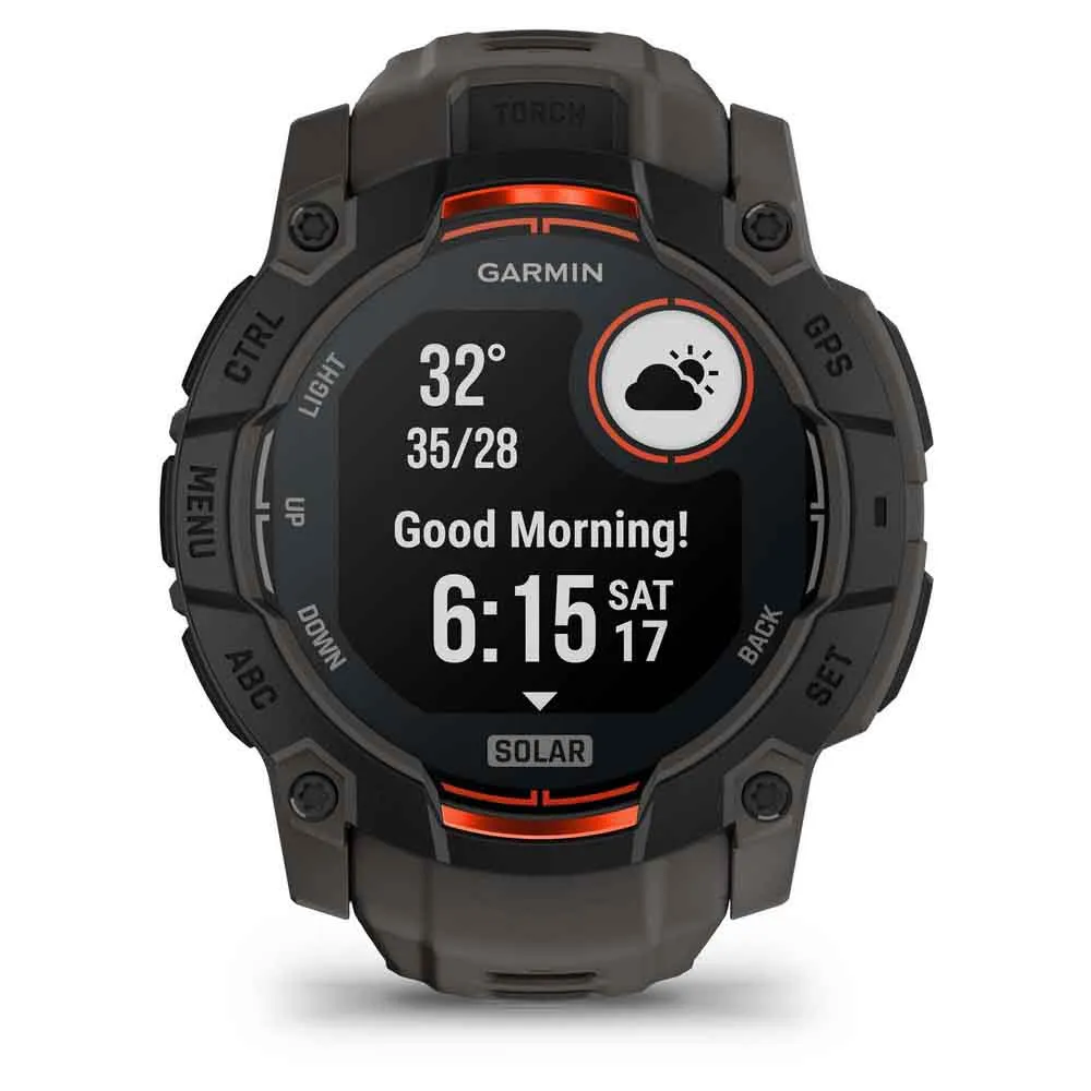 Купить Garmin 010-02935-00 Часы Instinct 3 50 mm Solar Черный  Black / Carbon 7ft.ru в интернет магазине Семь Футов