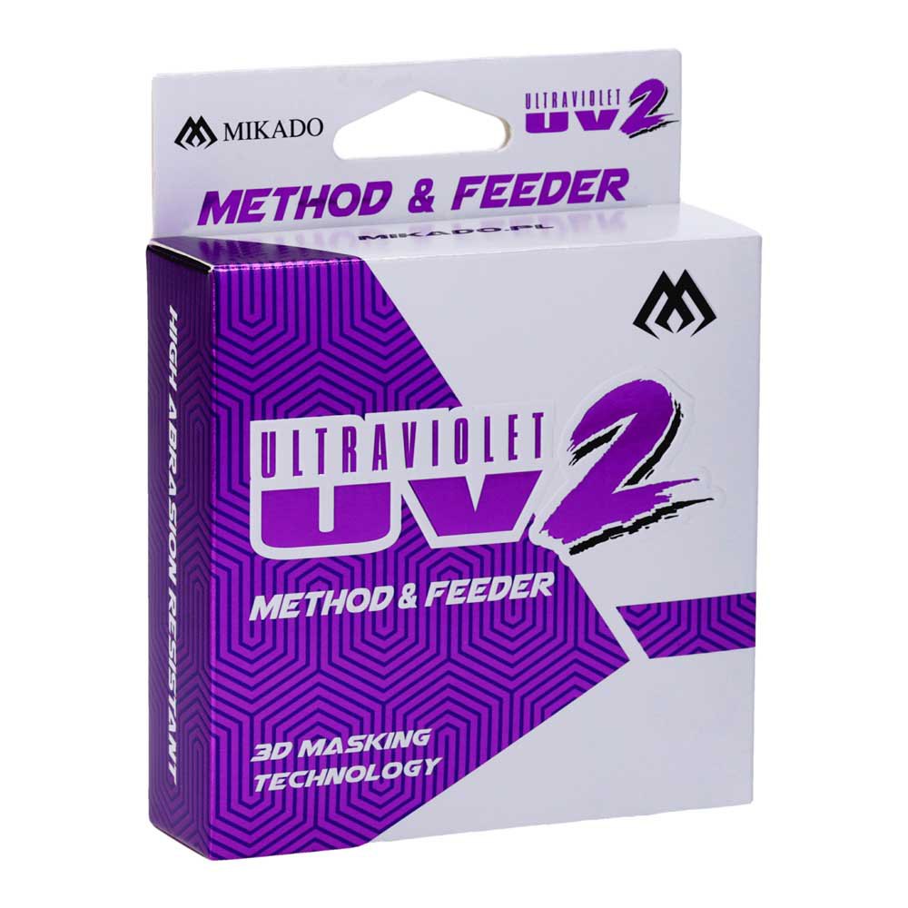 Купить Mikado ZXUV-025-150 Леска для ловли карпа Леска для ловли карпа Ultraviolet II Method&Feeder 150 m Clear 0.250 mm 7ft.ru в интернет магазине Семь Футов