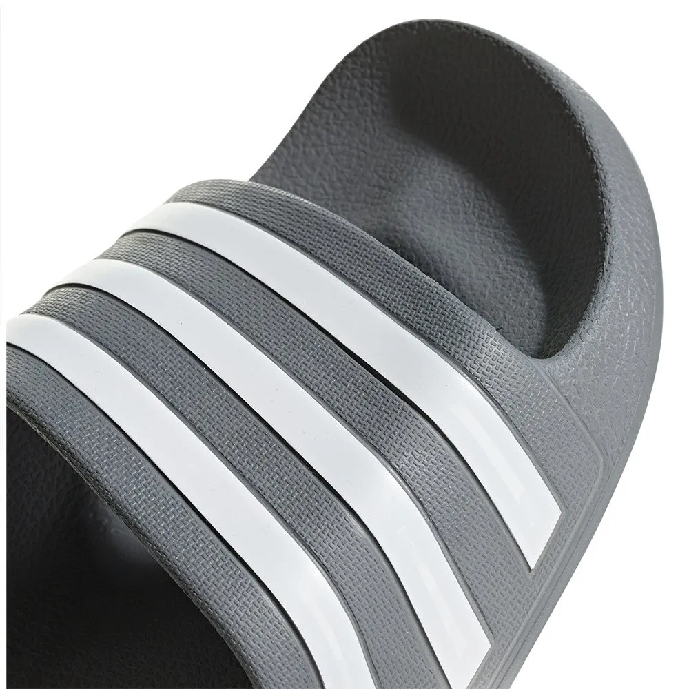 Купить adidas f35538/7 Шлёпанцы Adilette Aqua Grey Heather / Ftwr White 32x20x10 EU 40.5 7ft.ru в интернет магазине Семь Футов