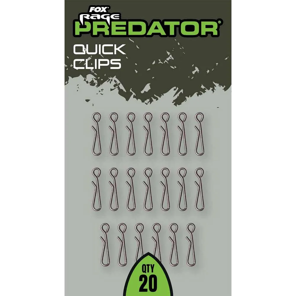 Купить Fox rage FAC123-UNIT щелчок защелка давление Predator Gemini L Silver 7ft.ru в интернет магазине Семь Футов