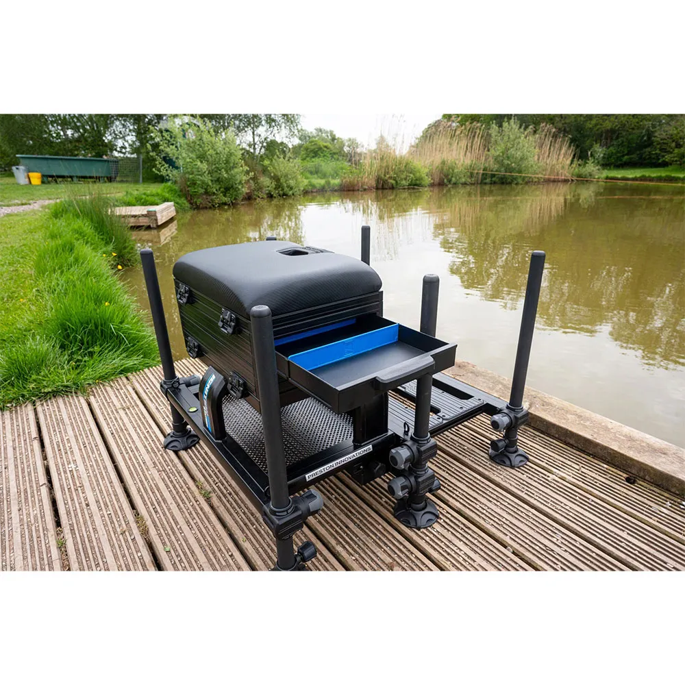 Купить Preston innovations p0120039 ящик сиденья Ignition Station SL Black 100x80x40 70 x 55 x 64 cm 7ft.ru в интернет магазине Семь Футов