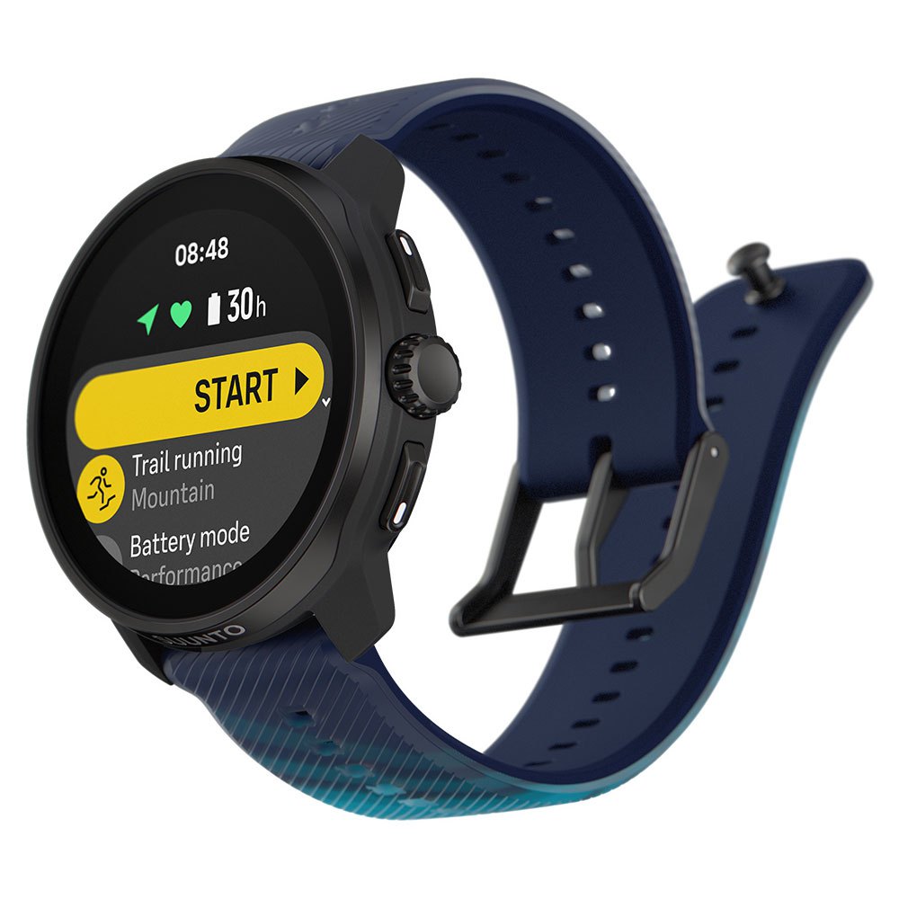 Купить Suunto SS051034000 Часы Race S UTMB World Series Голубой  All Black / Navy Blue 7ft.ru в интернет магазине Семь Футов