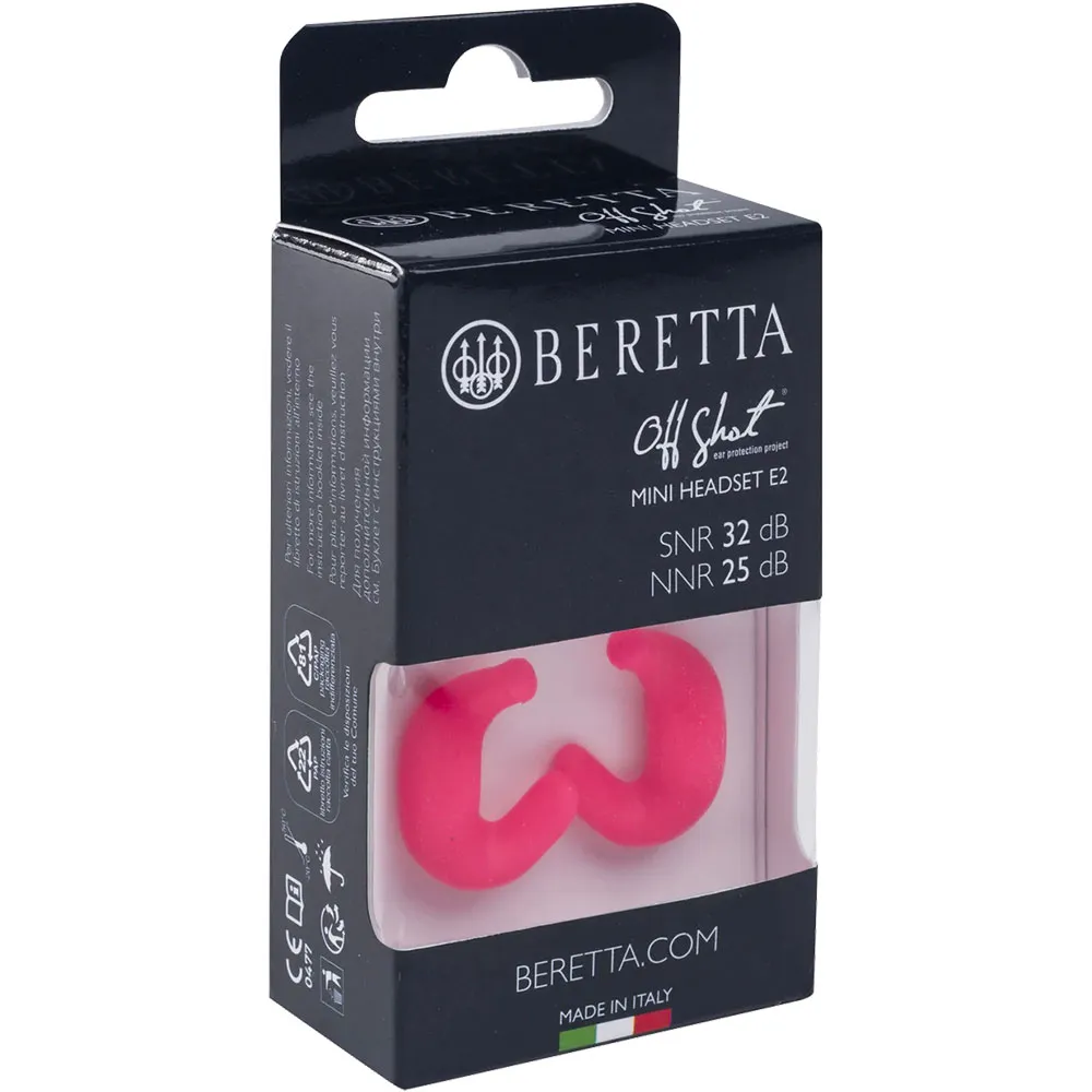 Купить Beretta CF121D0043033BUNI Гарнитура E2 Mini  Pink Fluo  Охота 7ft.ru в интернет магазине Семь Футов