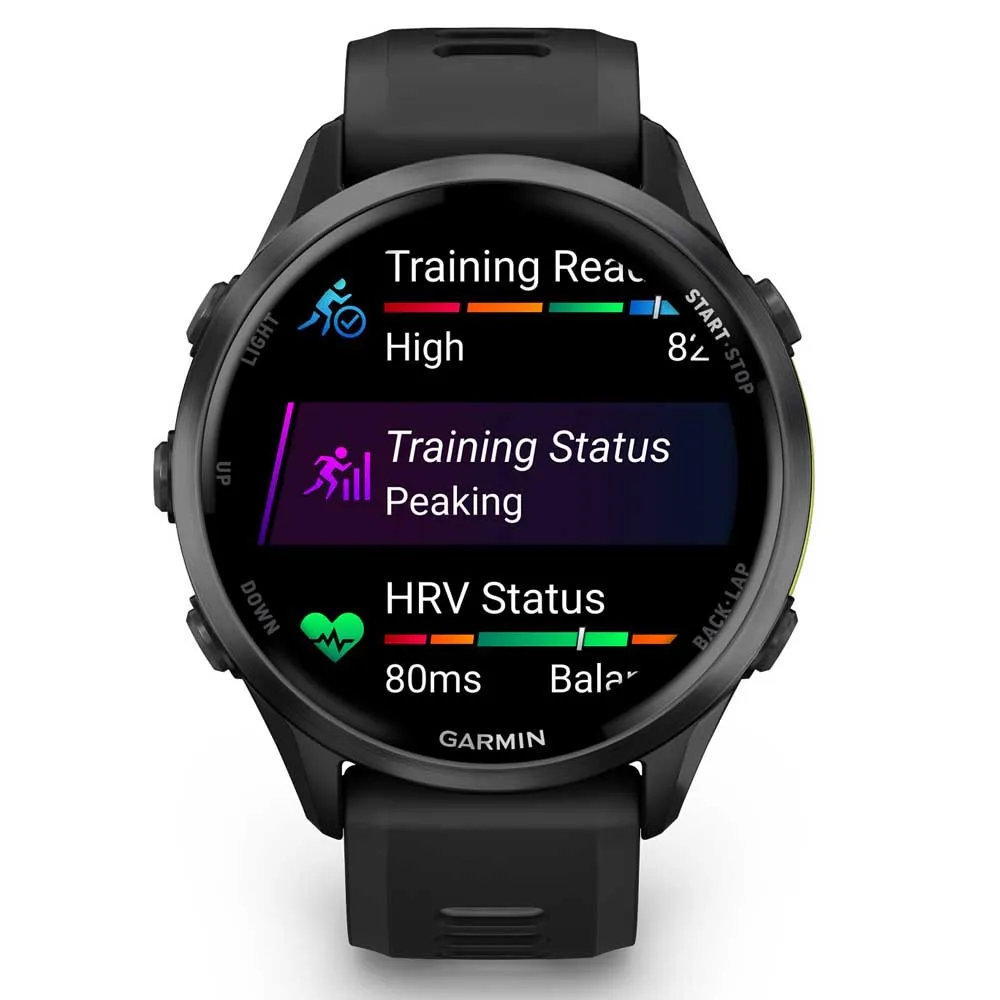Купить Garmin 010-02969-10 Reloj Forerunner 970 Черный  Carbon Gray DLC Titanium / Black / Translucent Whitestone 7ft.ru в интернет магазине Семь Футов