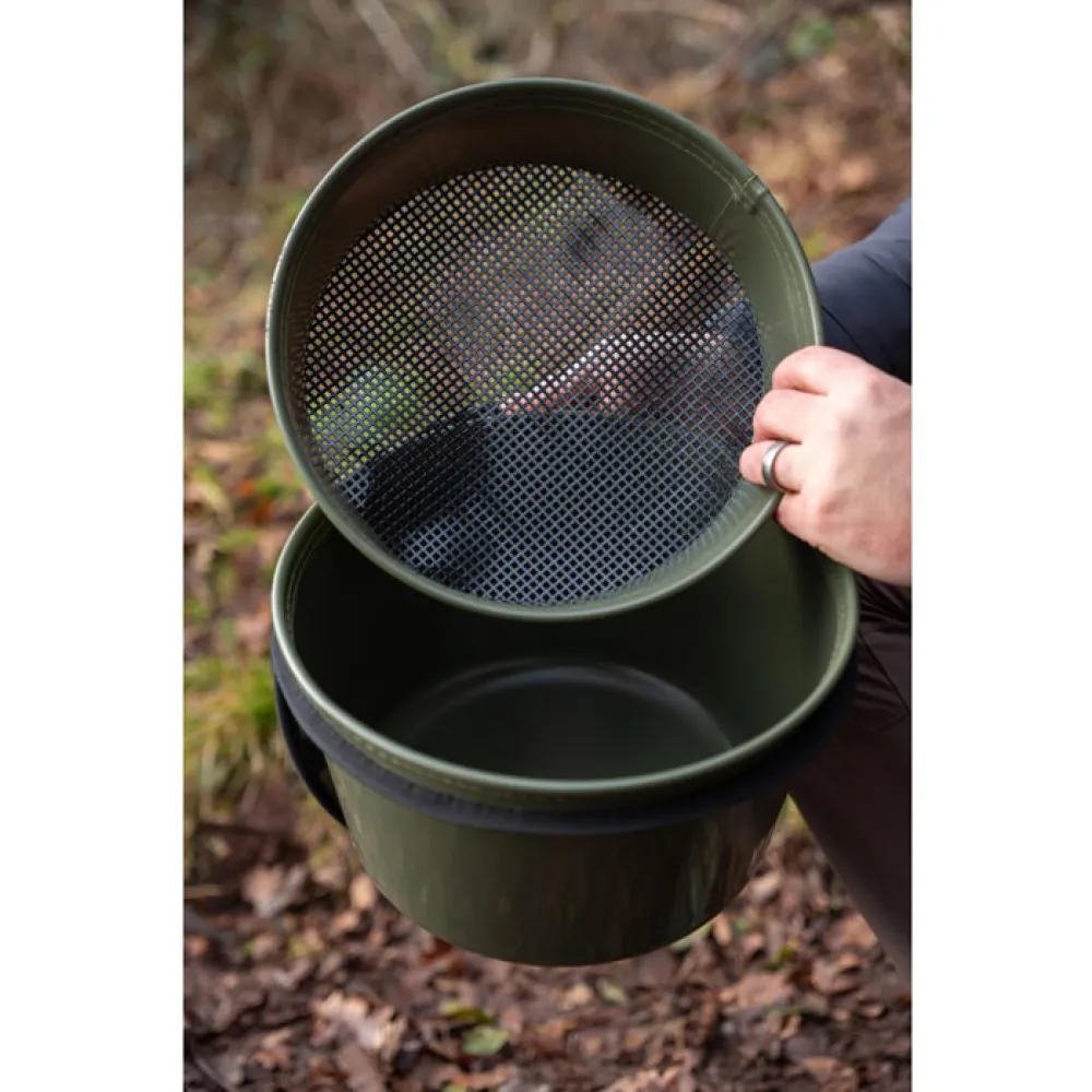 Купить Korum k0290145 ведро EVA Groundbait&Riddle Deep Green 55x55x40 7ft.ru в интернет магазине Семь Футов
