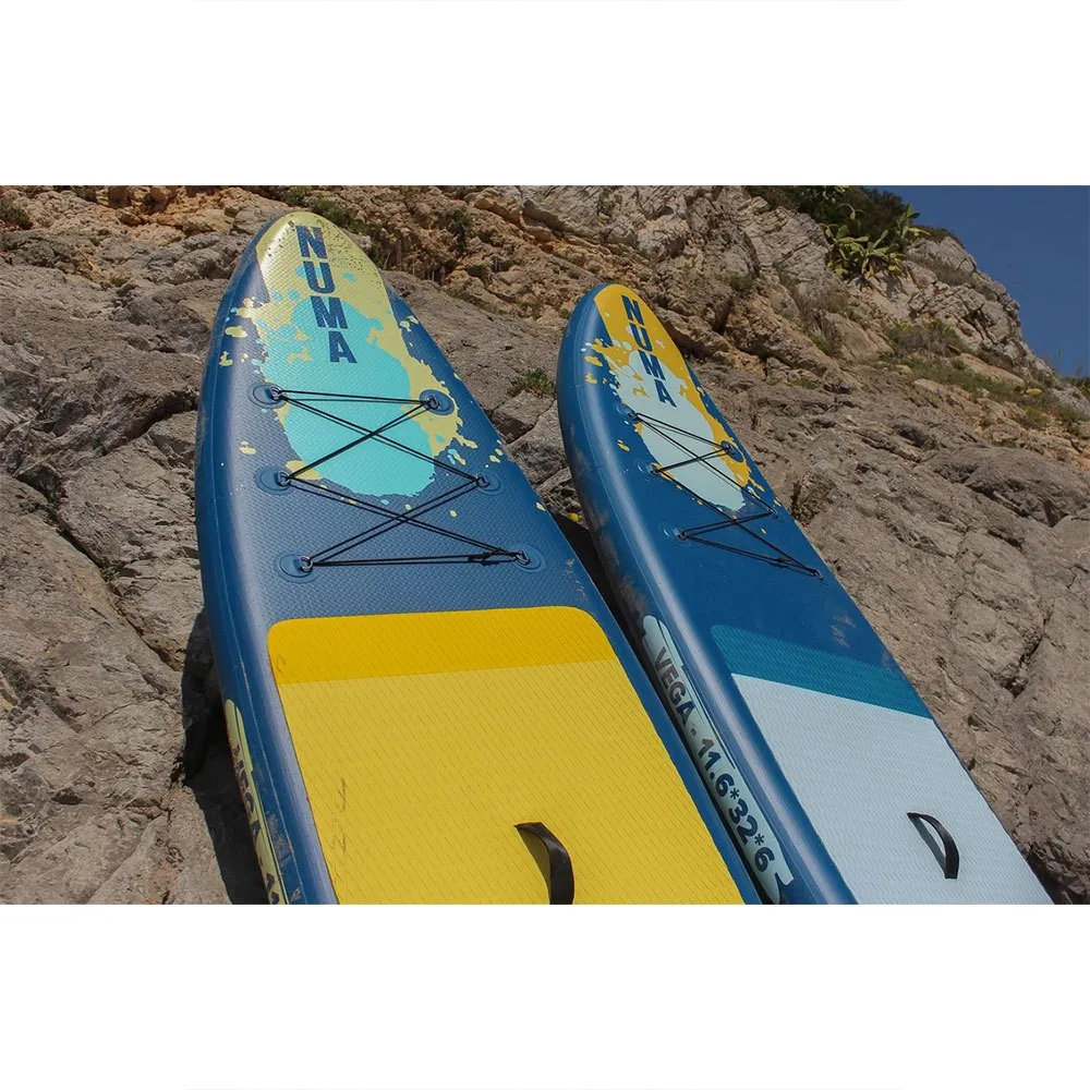 Купить Numa vega11.6 Надувной комплект для падлбординга VEGA 11´6´´ Blue / Yellow / Blue 43x22x94 350.5 cm 7ft.ru в интернет магазине Семь Футов