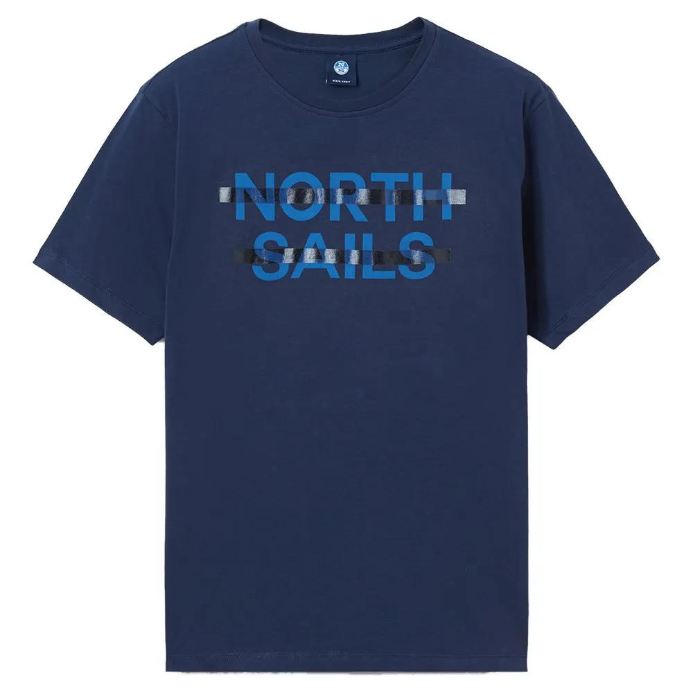 Купить North sails 692755-0802-L Футболка с коротким рукавом Organic Jersey Голубой Navy Blue L 7ft.ru в интернет магазине Семь Футов