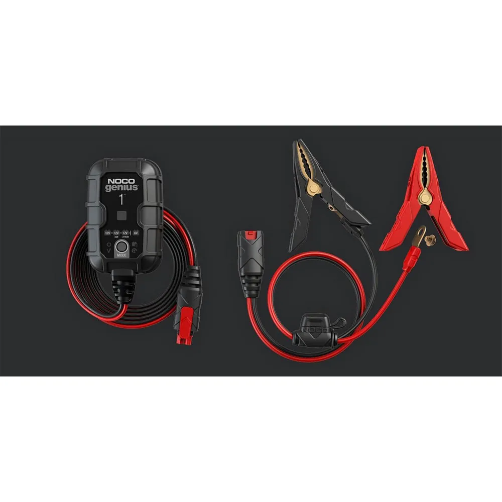 Купить Noco genius1eu Зарядное устройство 1A Black / Red 9x10x17 7ft.ru в интернет магазине Семь Футов