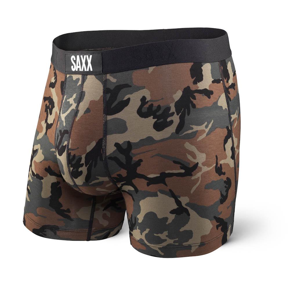 Купить SAXX Underwear SXBM35.WDL.XS Боксёр Vibe Коричневый  Woodland Camo XS 7ft.ru в интернет магазине Семь Футов