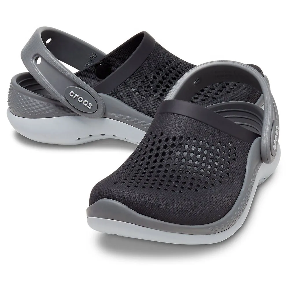 Купить Crocs 206712-0dd-c7 Деревянные башмаки LiteRide 360 Black / Slate Grey 35x25x15 EU 23 7ft.ru в интернет магазине Семь Футов