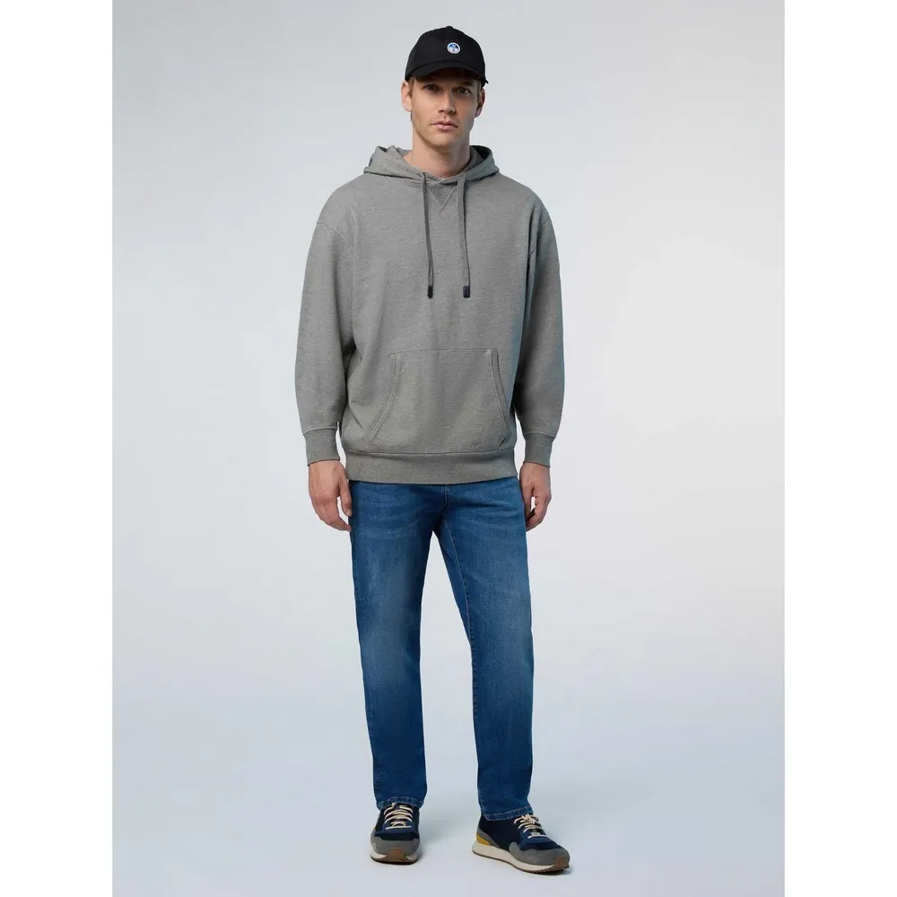 Купить North sails 691262-0928-xxl Толстовка с капюшоном Logo 691262 Medium Grey Melange 40x30x12 2XL 7ft.ru в интернет магазине Семь Футов