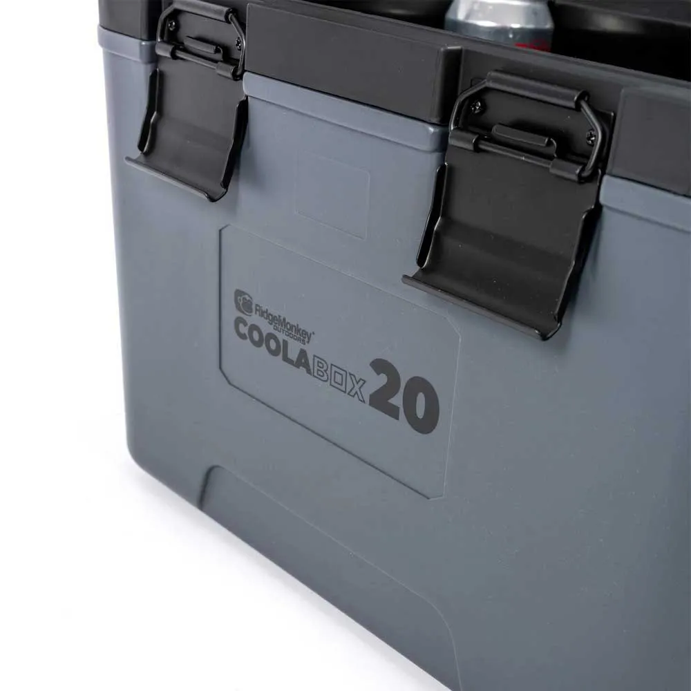 Купить Ridgemonkey out093-jet Жесткий переносной кулер CoolaBox 20L Dark Grey 45x35x35 43.5 x 32 x 31.5 cm 7ft.ru в интернет магазине Семь Футов