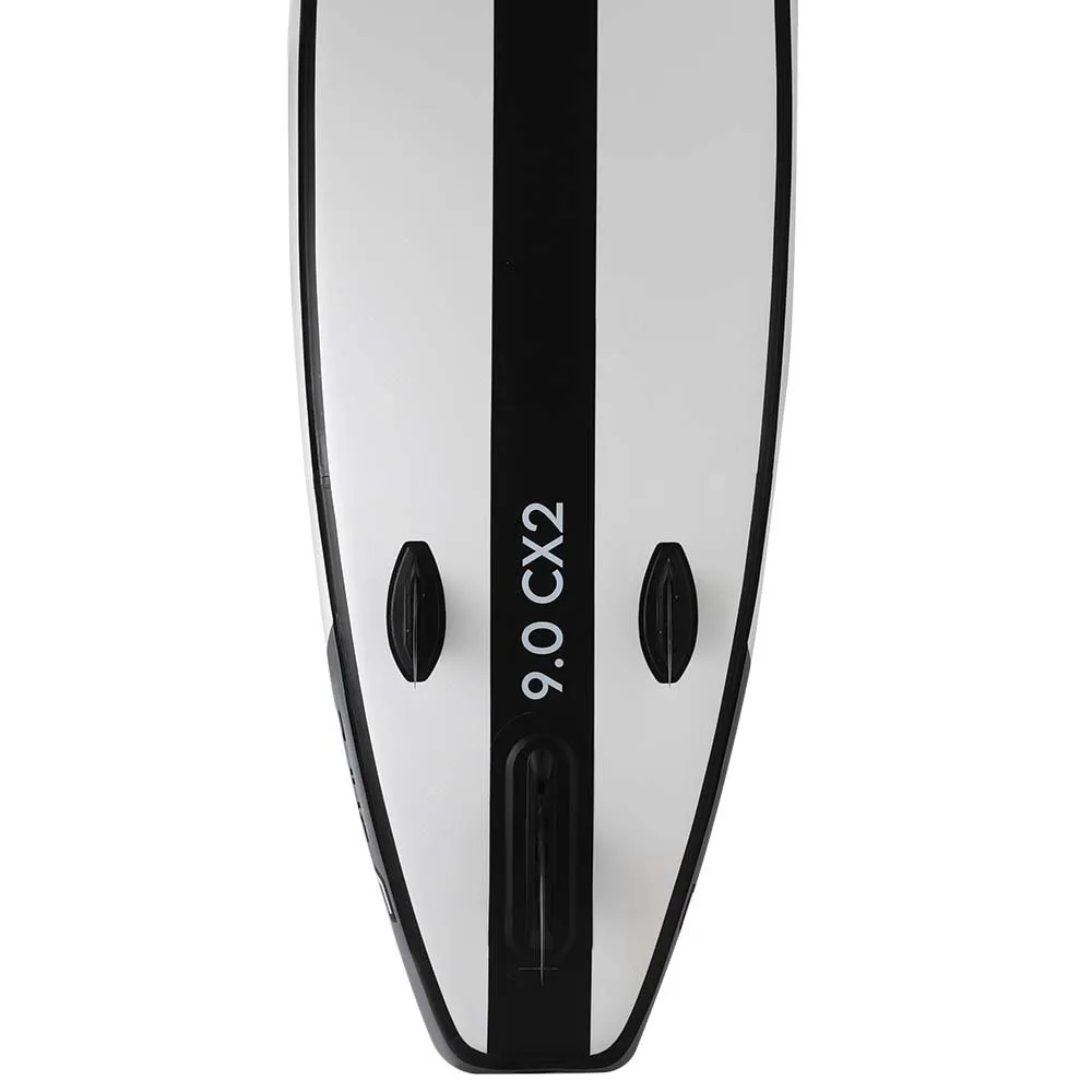 Купить Safe waterman hc100.006 Надувной комплект для падлбординга CX-2 9´0´´ White / Black / Green 132x56x35 274.3 cm 7ft.ru в интернет магазине Семь Футов