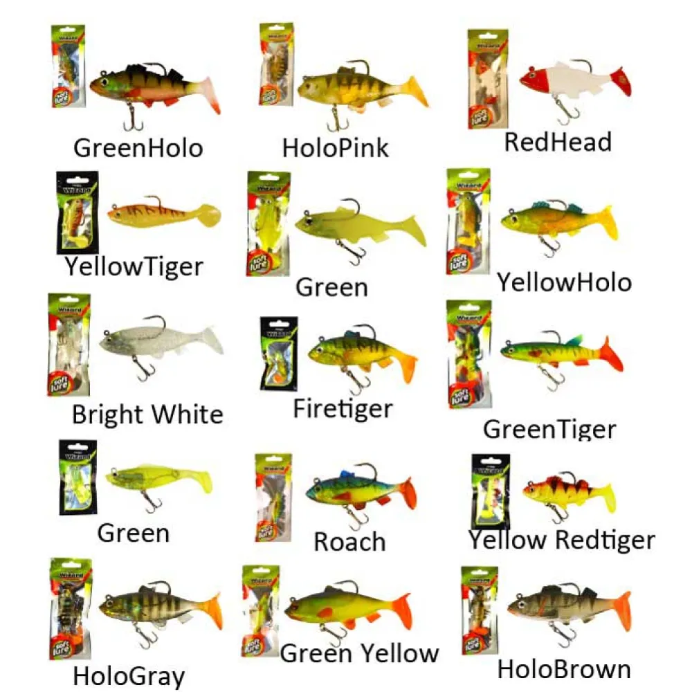 Купить Wizard 86919-279 Swimbait Big Perch Twister 50.8 mm  Firetiger 7ft.ru в интернет магазине Семь Футов