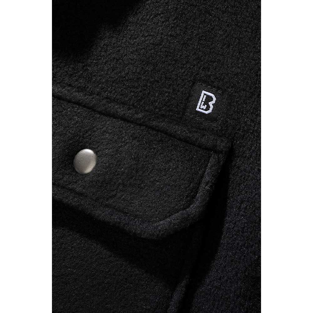 Купить Brandit 9720-2-5XL Рубашка с длинным рукавом Jeff Черный Black 5XL 7ft.ru в интернет магазине Семь Футов