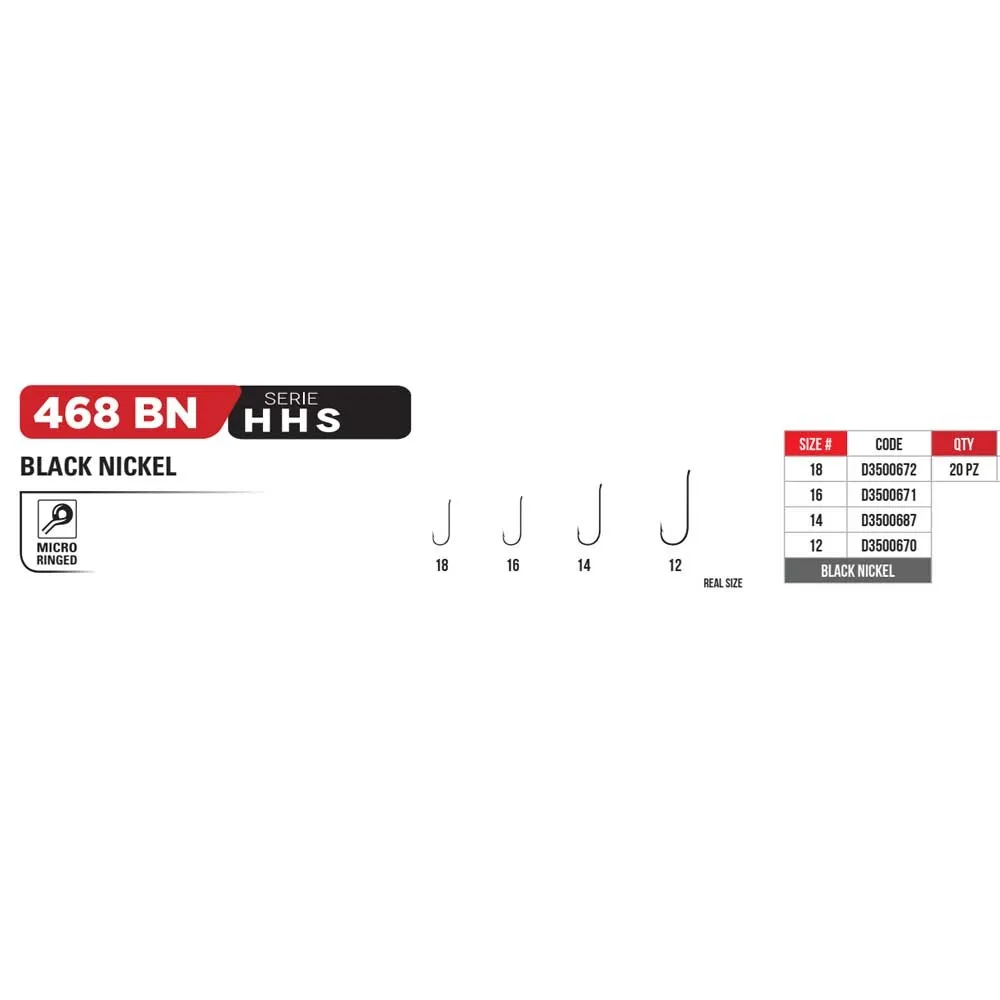 Купить Jatsui D3500687-UNIT одноглазый крючок без бородки HHS468 Black Nickel 14 7ft.ru в интернет магазине Семь Футов
