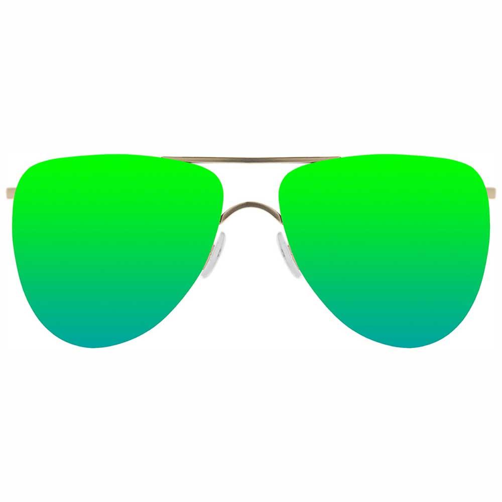 Купить Ocean sunglasses 18112.5 Солнцезащитные очки Bonila Green Flat Gold Metal/CAT3 7ft.ru в интернет магазине Семь Футов
