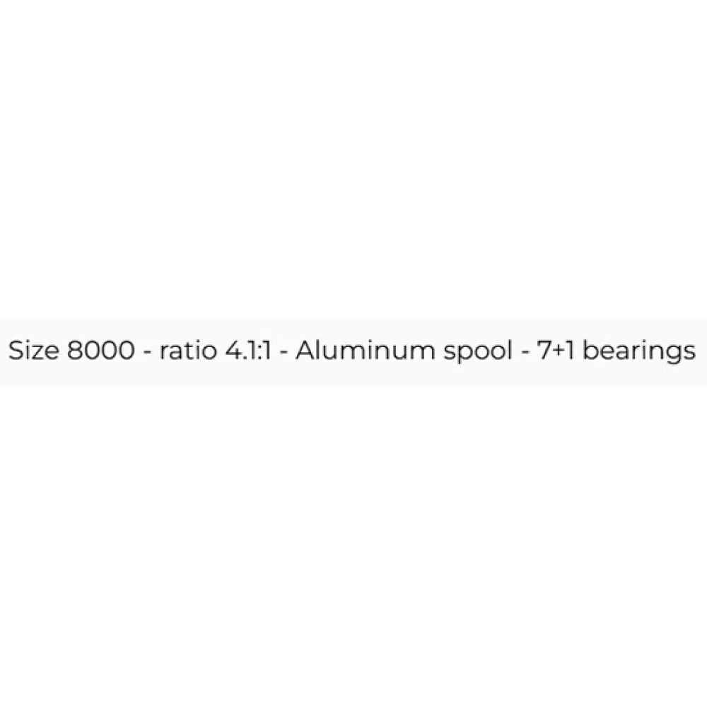 Купить Kolpo 0269001 Катушка для серфинга Leviro Серебристый Black / Grey 8000 7ft.ru в интернет магазине Семь Футов