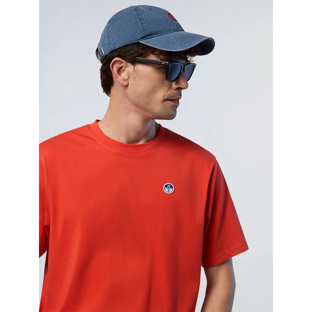 Купить North sails 692970-0251-L Футболка с коротким рукавом Basic Bollo Оранжевый Paprika L 7ft.ru в интернет магазине Семь Футов