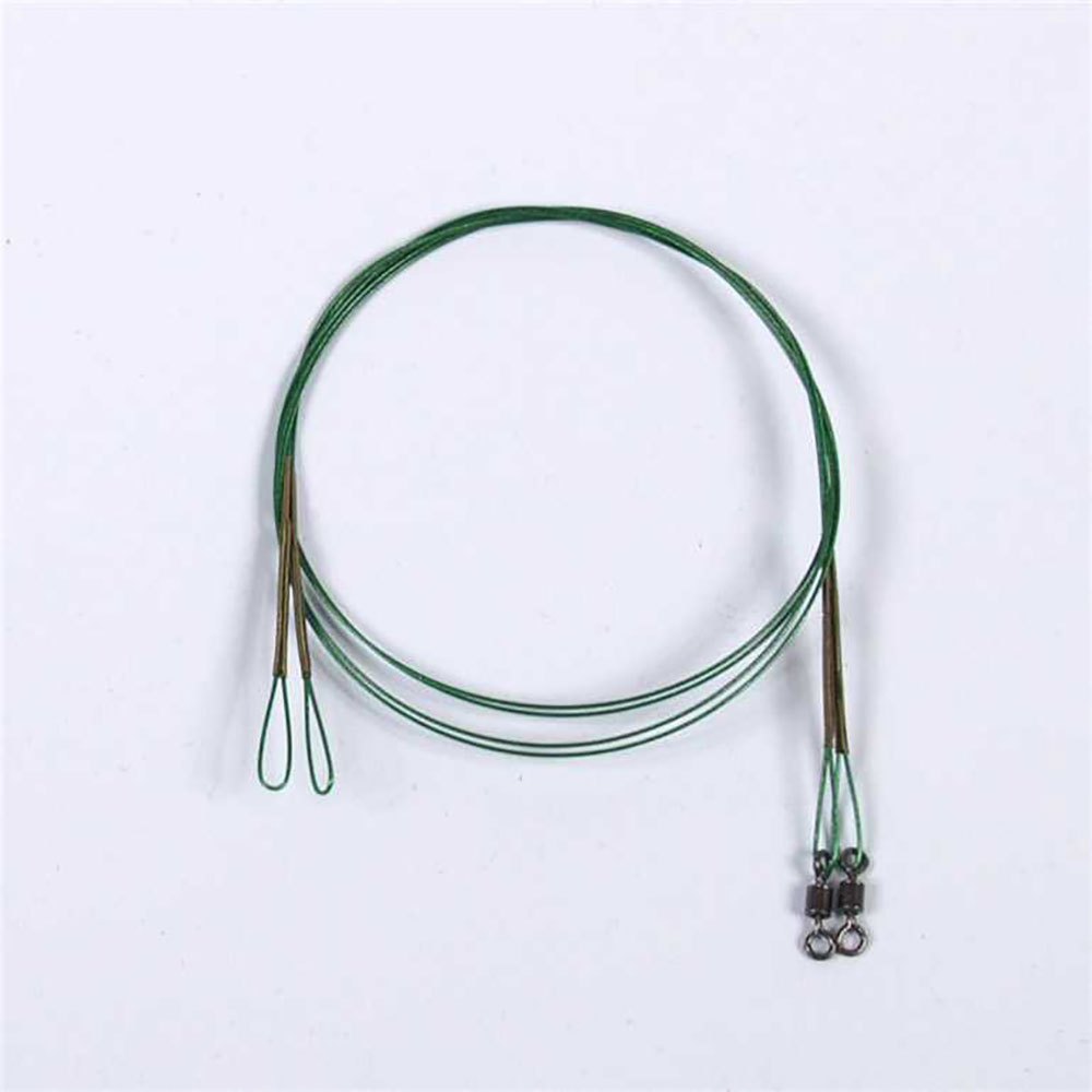 Купить Mivardi M-WLSL456-UNIT Wire Swivel Loop Лидер Золотистый 6 kg 7ft.ru в интернет магазине Семь Футов