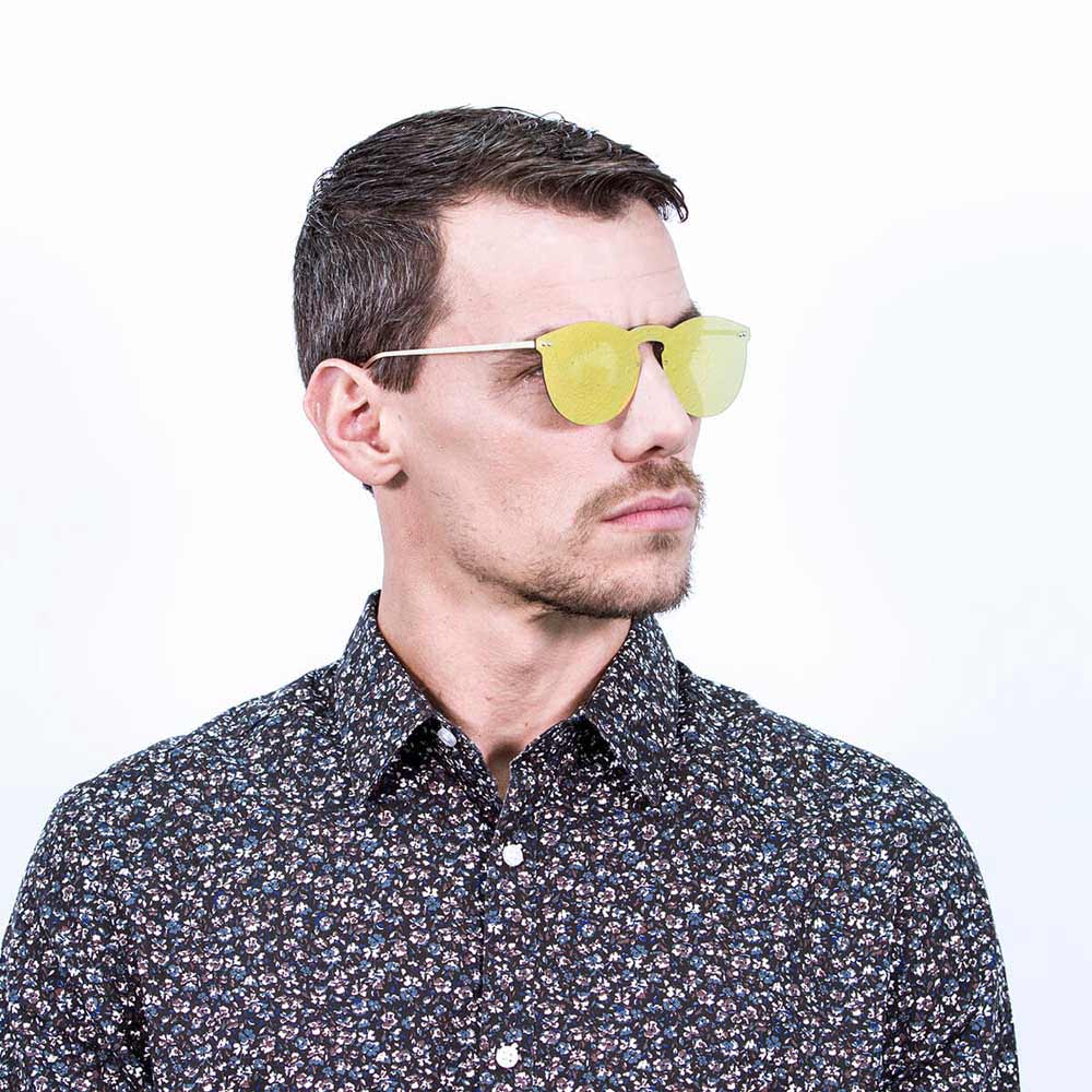 Купить Ocean sunglasses 20.5 поляризованные солнцезащитные очки Berlin Space Flat Revo Gold Metal Gold Temple/CAT3 7ft.ru в интернет магазине Семь Футов