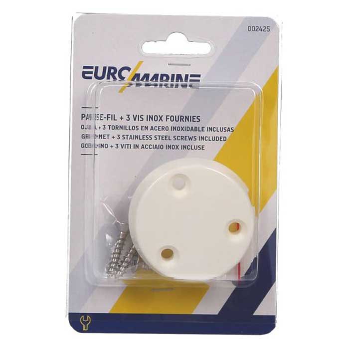 Купить Euromarine 2425-UNIT Пластиковая кабельная втулка White 7ft.ru в интернет магазине Семь Футов