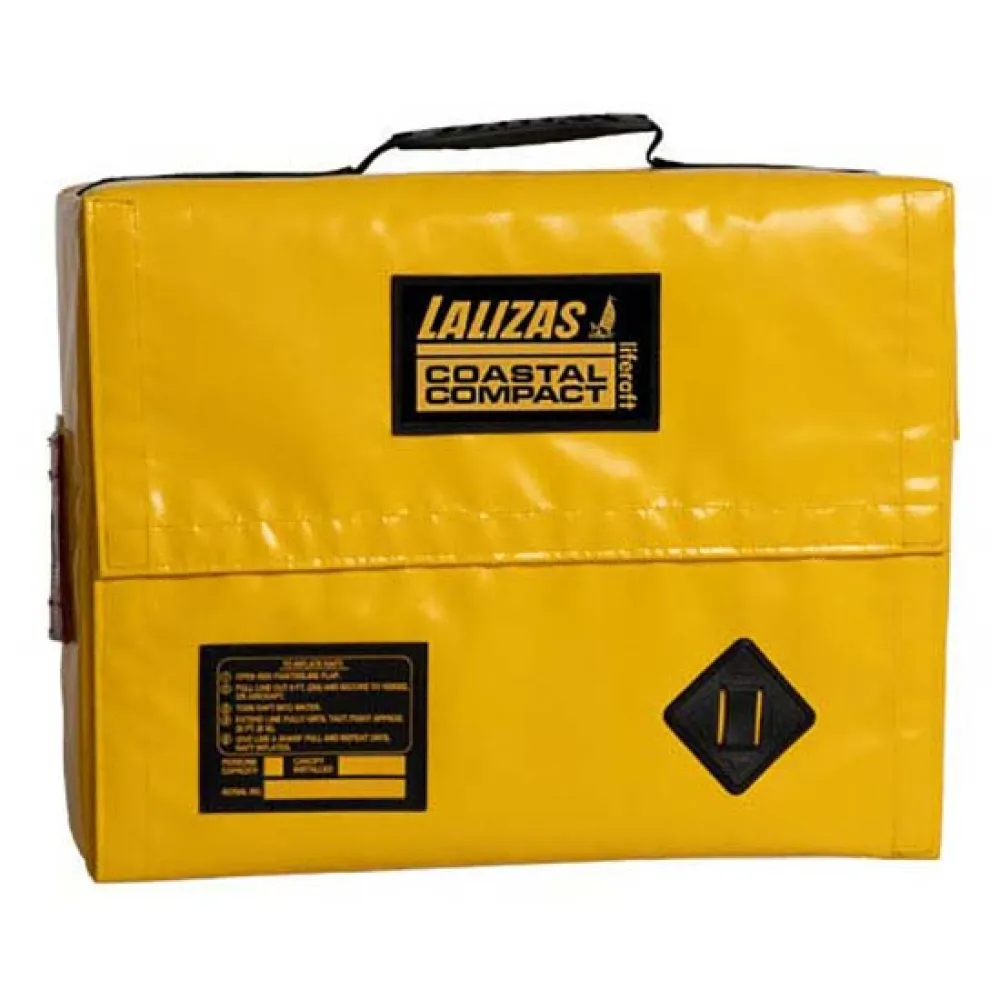 Купить Lalizas 75878 Спасательный плот Coastal Compact 6P Yellow / Orange 70x45x30 6 Places 7ft.ru в интернет магазине Семь Футов