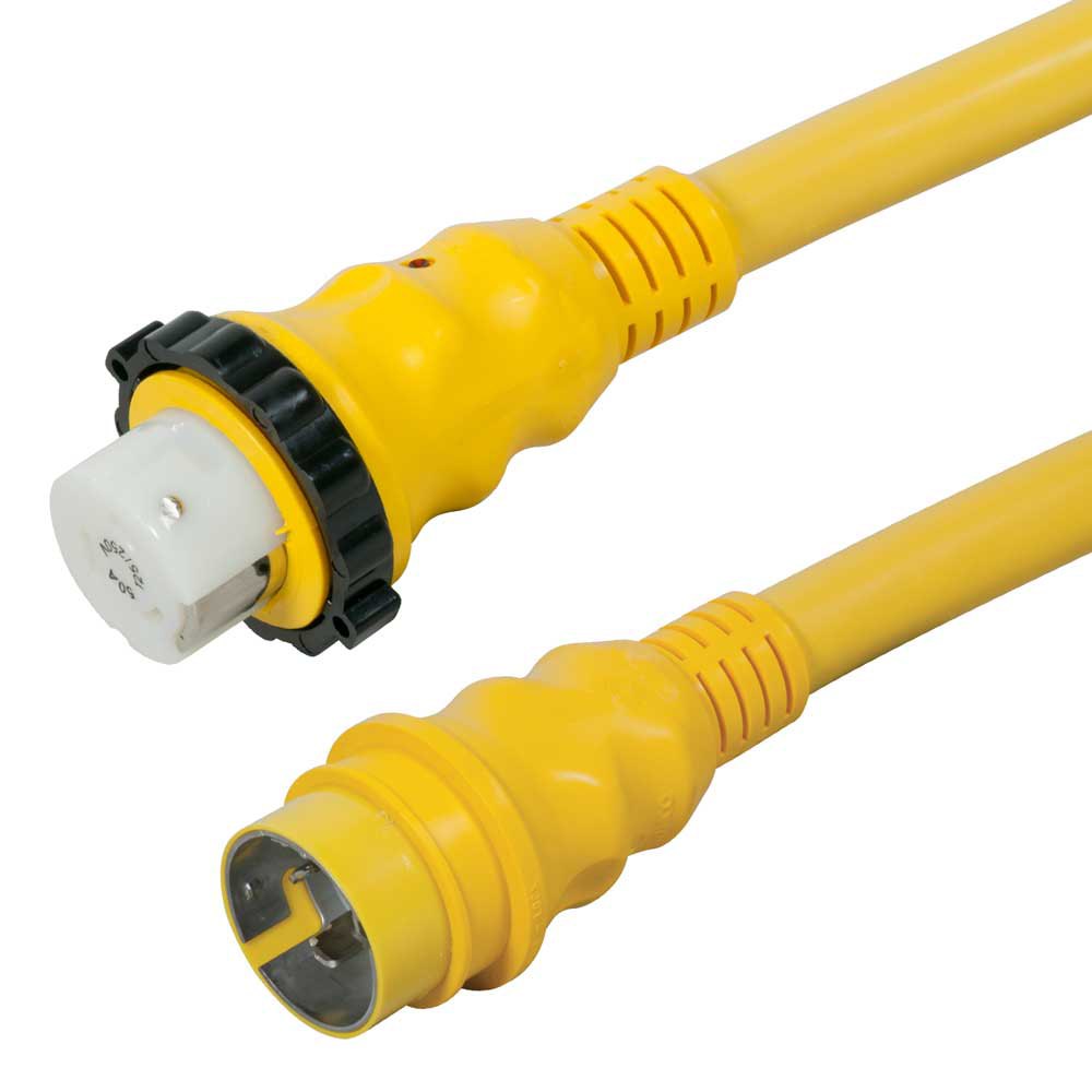 Купить Marinco 6152SPP Shore Power Cordset 50 A 125/250V With LED Light 15 m Желтый Yellow 7ft.ru в интернет магазине Семь Футов